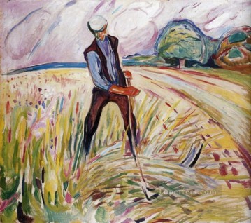 Edvard Munch Painting - el henificador 1916 Edvard Munch